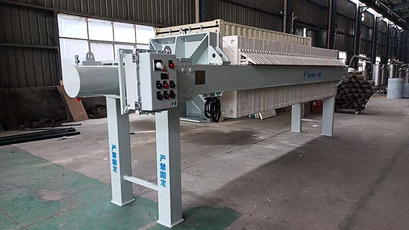 Automatic Membrane Dewatering Stainle Steel Filter Press5